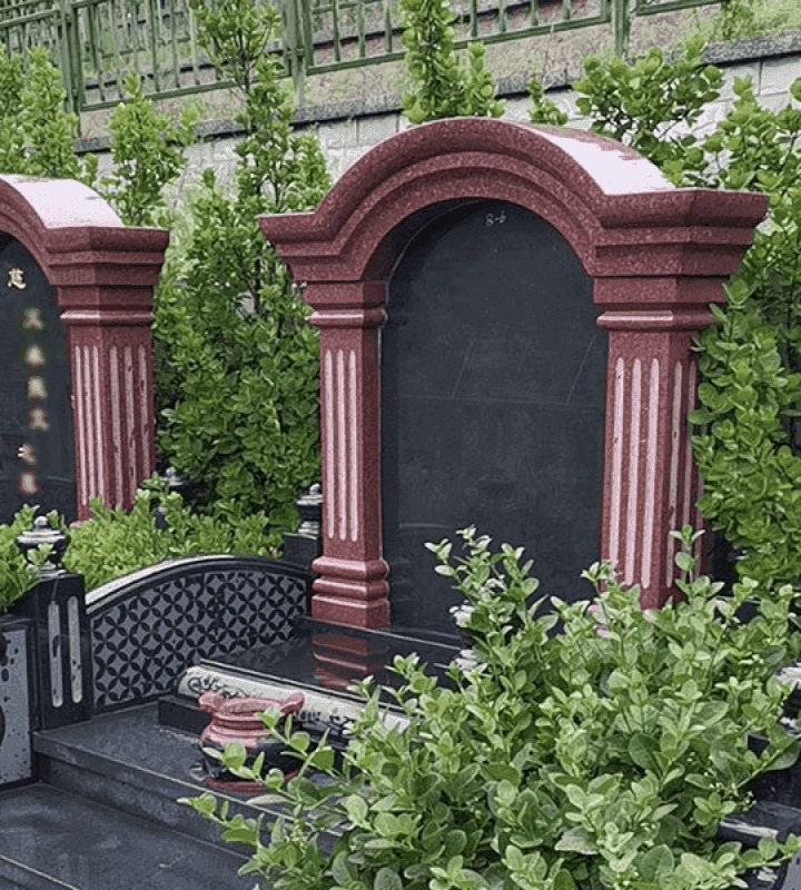 廊坊福轩公墓传统立碑